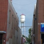 Old water tower in Winterset